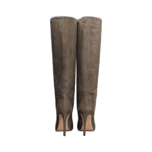 Anna F. Knee-High Pointed-Toe Boots