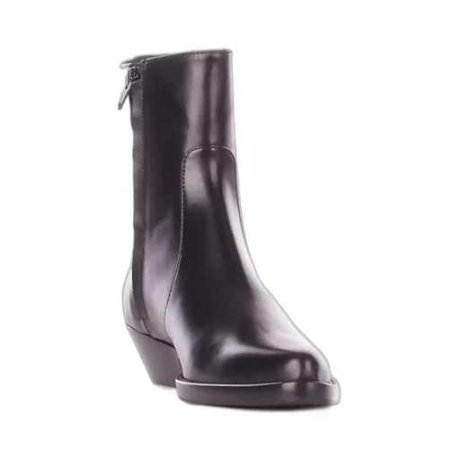 Anna F. Side Zipped Cowboy Ankle Boots