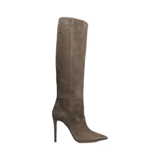 Anna F. Knee-High Pointed-Toe Boots