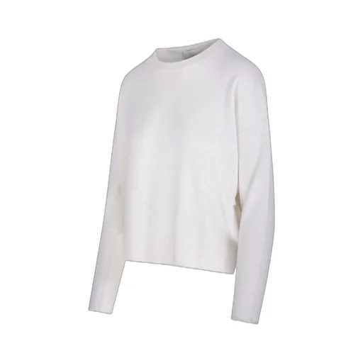Allude Relaxed Crew Neck Knitted Sweater