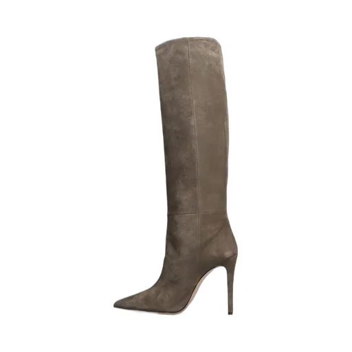 Anna F. Knee-High Pointed-Toe Boots