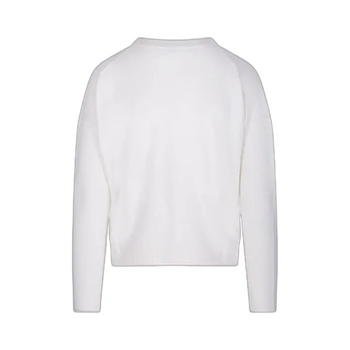Allude Relaxed Crew Neck Knitted Sweater