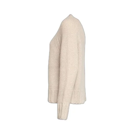 Allude Ribbed Crewneck Knitwear
