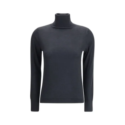 Allude Ribbed Turtleneck Knitwear