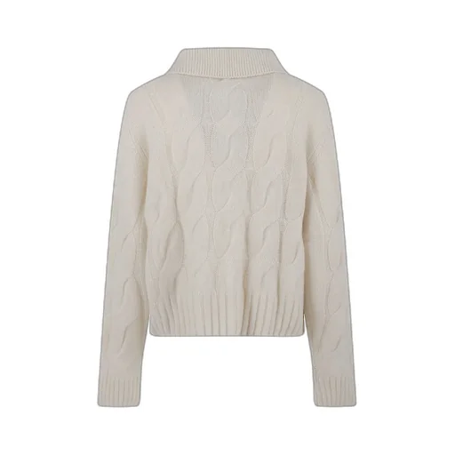 Allude Cable-Knit Cardigan