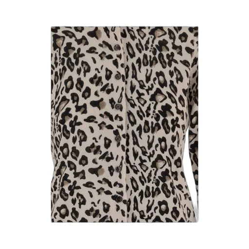 Allude Leopard Print Cardigan