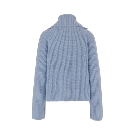 Allude High Neck Zip Knitwear
