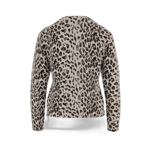 Allude Leopard Print Cardigan