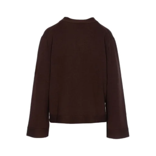 Allude Buttoned V-Neck Cardigan