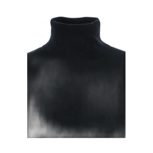 Allude High Neck Dropped Shoulder Knitwear