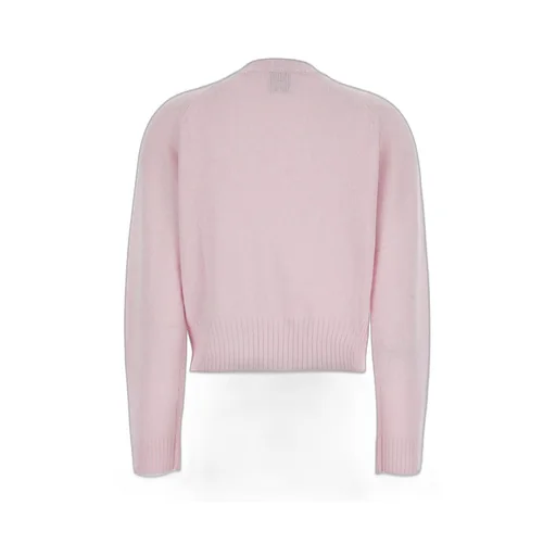 Allude Ribbed Crew Neck Knitwear
