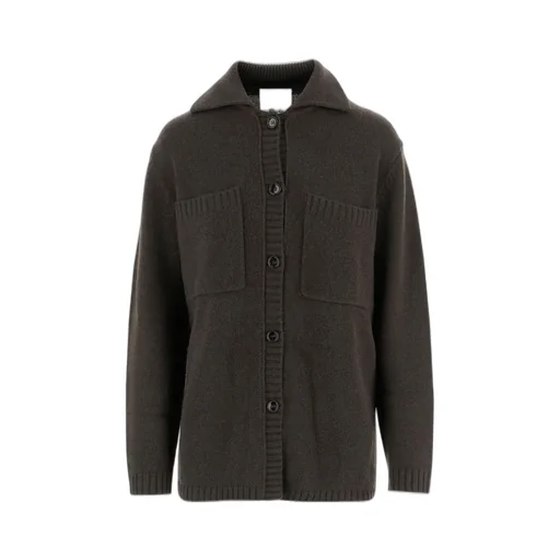 Allude Wool-Cashmere Cardigan Sweater