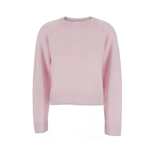 Allude Ribbed Crew Neck Knitwear