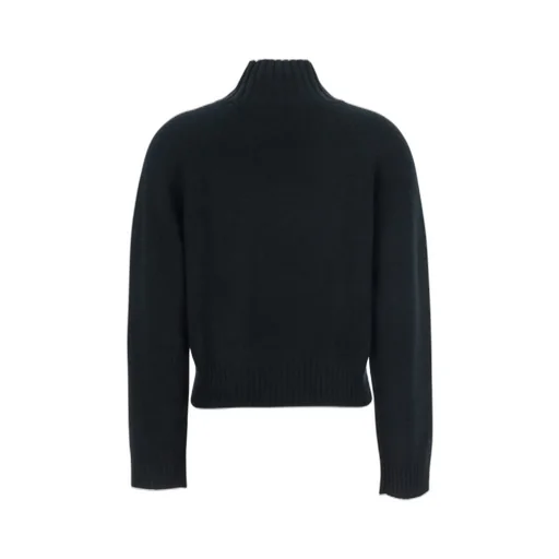 Allude High Neck Ribbed Knitwear
