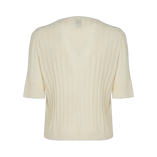Allude Ribbed Knit Cardigan