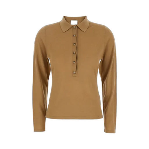 Allude Polo Style Sweater With Collar