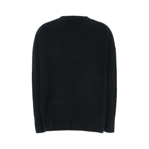Allude Crewneck Sweater With Dropped Shoulders