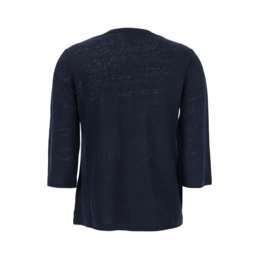 Allude Boat Neck Long Sleeve Sweater