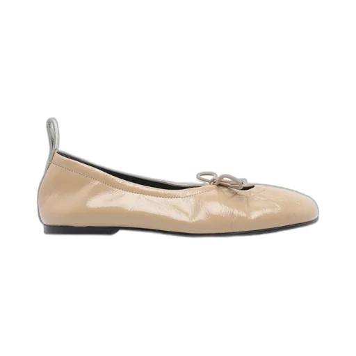Alohas Rosalind Onix Leather Ballet Flats