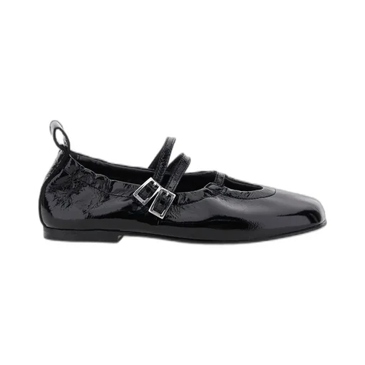 Alohas Anne Onix Square Toe Ballet Flats