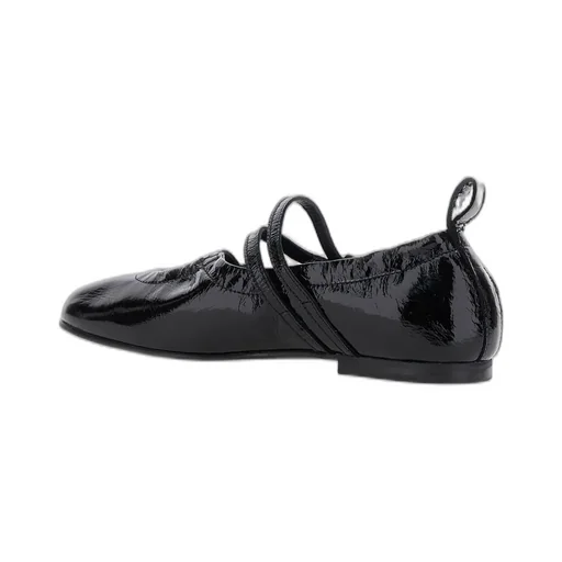 Alohas Anne Onix Square Toe Ballet Flats