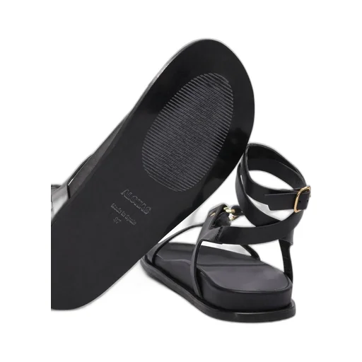 Alohas Leather Buckled Sandals