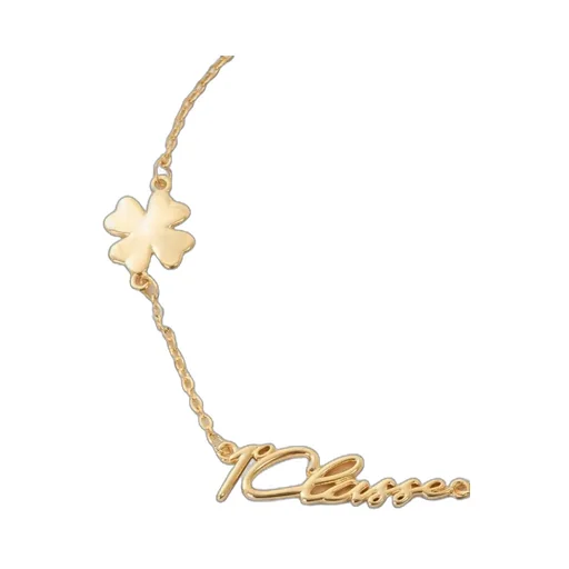 Alviero Martini Clover Logo Chain Bracelet