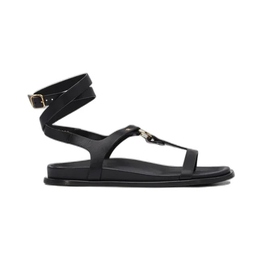 Alohas Leather Buckled Sandals