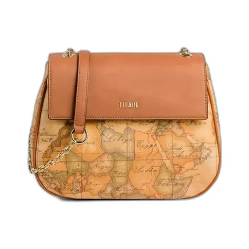 Alviero Martini Chain Flap Shoulder Bag
