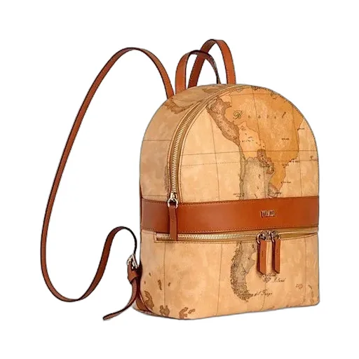 Alviero Martini Allover Map Print Backpack