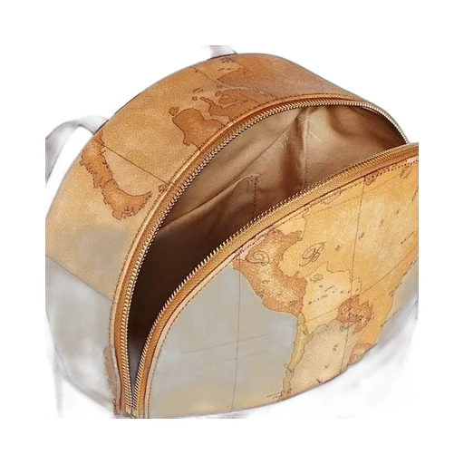 Alviero Martini Allover Map Print Backpack
