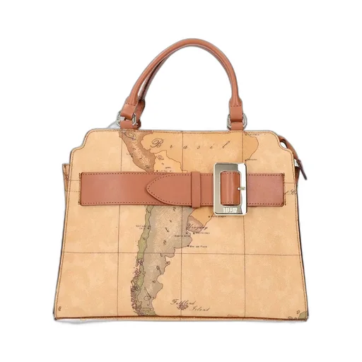 Alviero Martini Buckle-Detail Printed Tote Bag