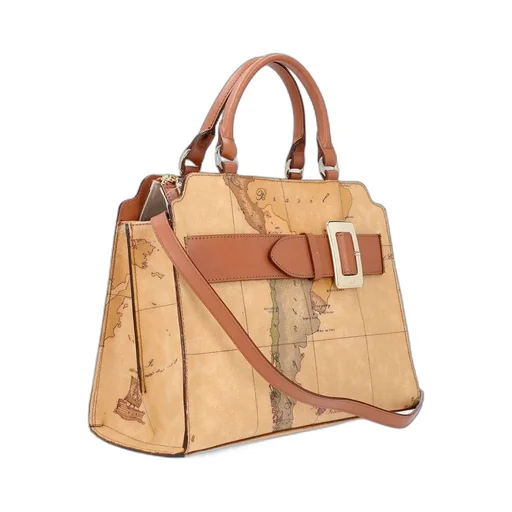 Alviero Martini Buckle-Detail Printed Tote Bag