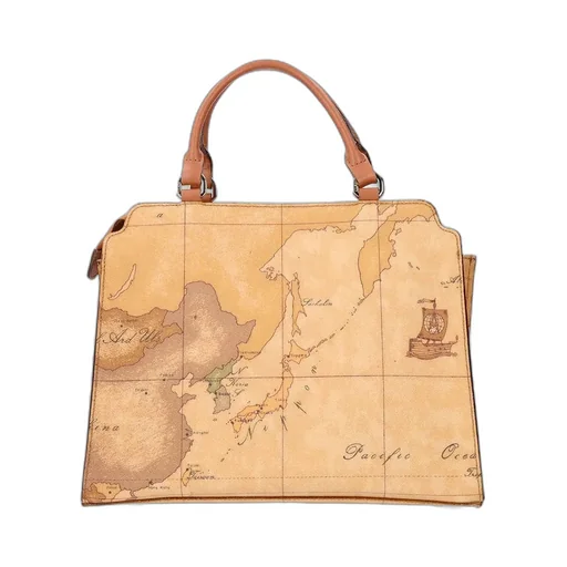 Alviero Martini Buckle-Detail Printed Tote Bag
