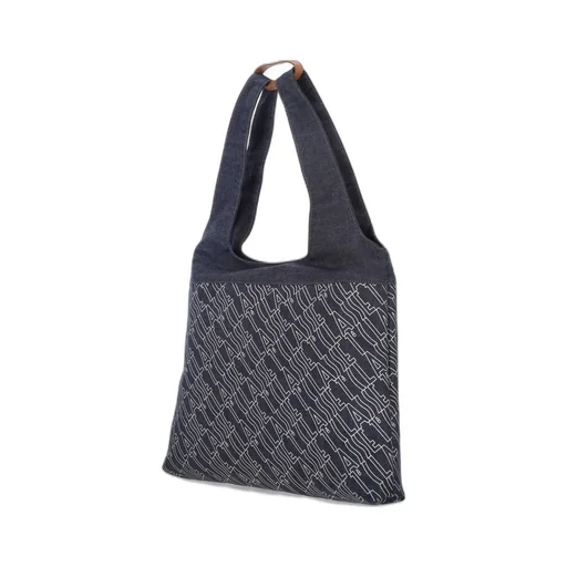 Alviero Martini Allover Logo Shoulder Bag