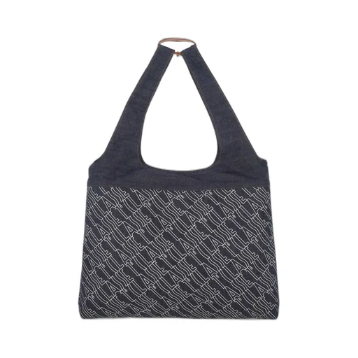 Alviero Martini Allover Logo Shoulder Bag