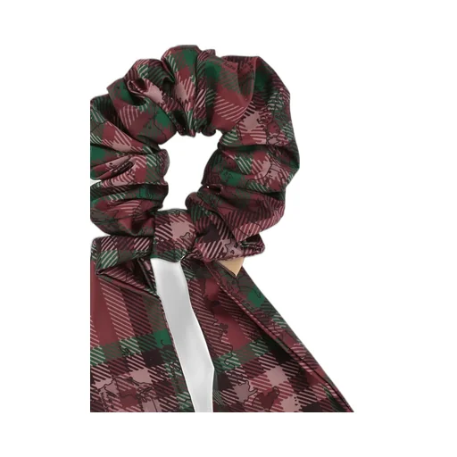Alviero Martini Check Bow Hair Tie