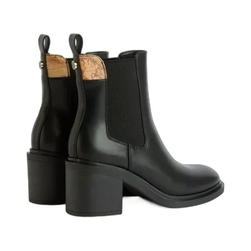 Alviero Martini Geo-Trimmed Ankle Boots
