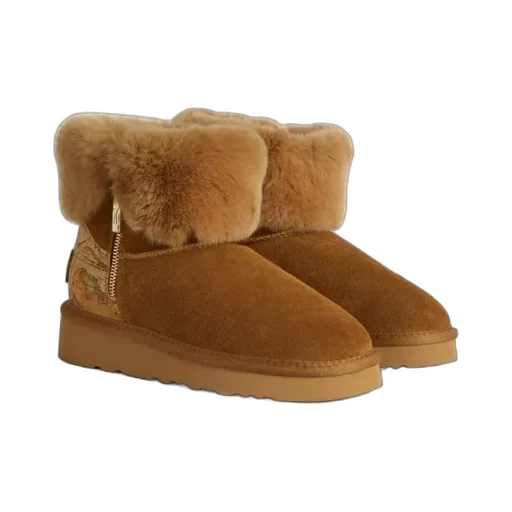 Alviero Martini Fur-Trimmed Boots