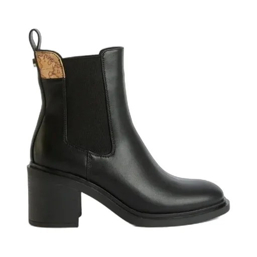 Alviero Martini Geo-Trimmed Ankle Boots