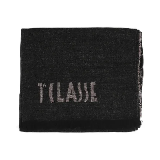 Alviero Martini Fringed Logo Scarf
