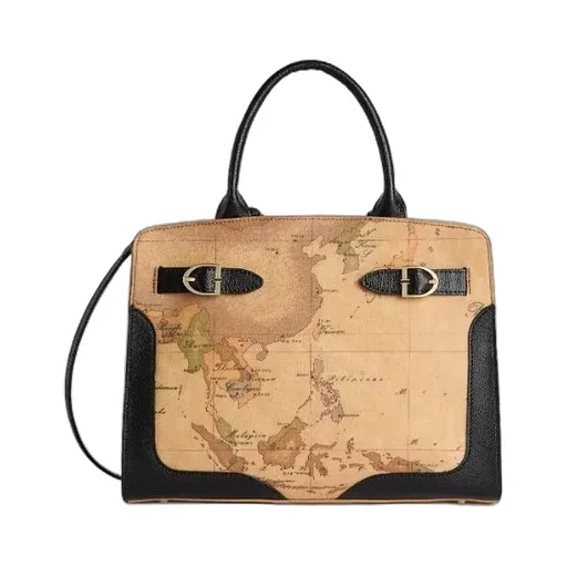 Alviero Martini Geo Map Tote Bag