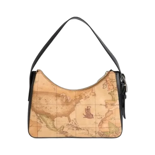 Alviero Martini Geo Map Shoulder Bag