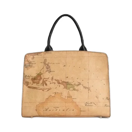 Alviero Martini Geo Map Tote Bag