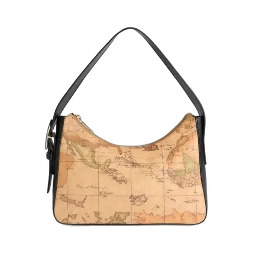 Alviero Martini Geo Map Shoulder Bag