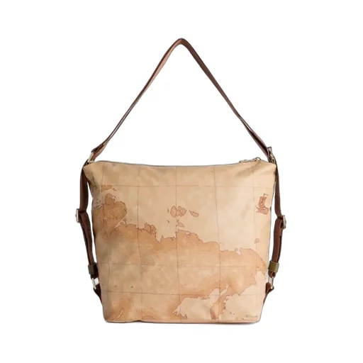 Alviero Martini Map-Print Shoulder Bag