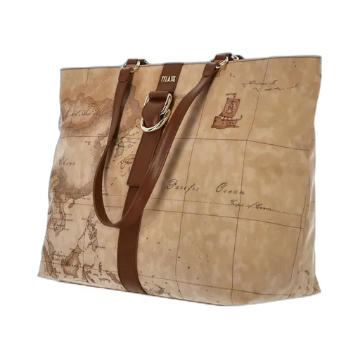 Alviero Martini Map-Print Tote Bag