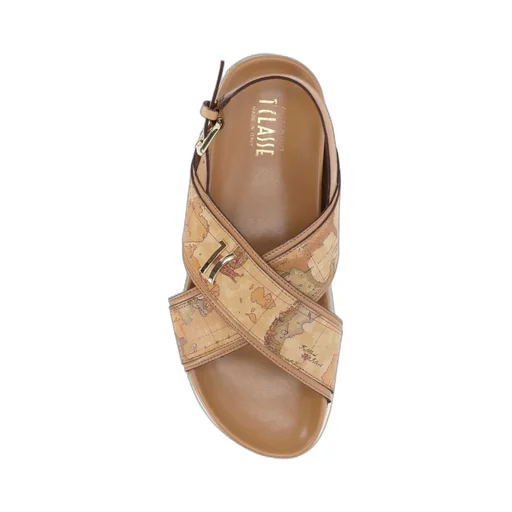 Alviero Martini Map Print Sandals