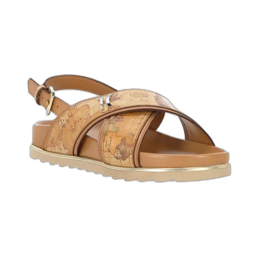 Alviero Martini Map Print Sandals