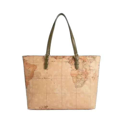 Alviero Martini Geo Map Tote Bag